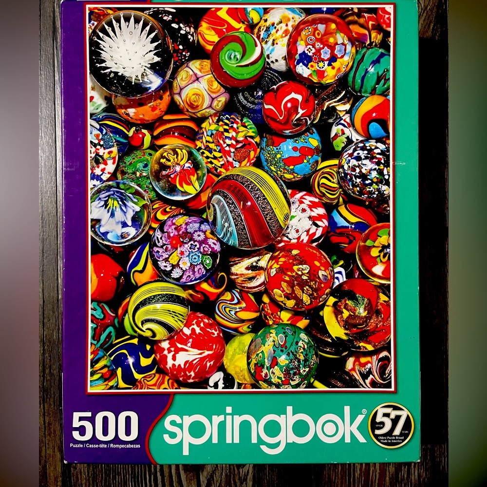 Springbok's 500 Piece Jigsaw Puzzle Marble Madness 🧩